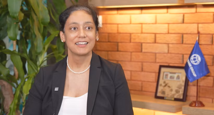  Bà Tehmina Khan, Chuyên gia Kinh tế trưởng phụ trách Việt Nam, Campuchia và Lào của Ngân hàng Thế giới (WB). (Ảnh: Diệu Linh/TTXVN)