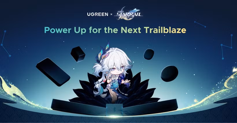 UGREEN thông báo hợp tác với Honkai: Star Rail của HoYoverse và sẽ ra mắt bộ sản phẩm đặc biệt trong thời gian tới.