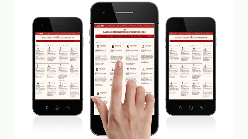 Tra cứu thông tin 500 người trúng cử đại biểu Quốc hội khóa XVI