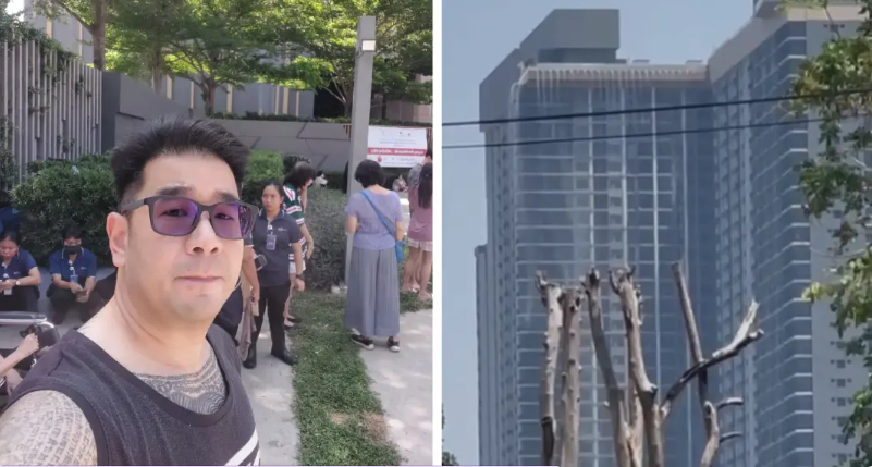 Khen Han Ming, 41 tuổi, đã xả thân giúp đỡ một người phụ nữ cao tuổi trong trận động đất. (Nguồn: FMT)