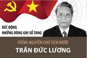 Xúc động những dòng ghi sổ tang viếng nguyên Chủ tịch nước Trần Đức Lương
