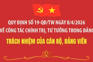 Quy định số 19-QĐ/TW: Trách nhiệm của cán bộ, đảng viên