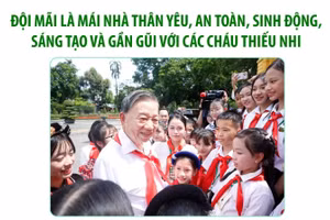 Đội mãi là mái nhà thân yêu và gần gũi với các cháu thiếu nhi
