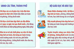 Thủ tướng Chính phủ yêu cầu tăng cường công tác phòng, chống đuối nước