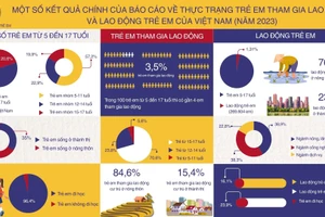 Một số kết quả chính của Báo cáo về thực trạng trẻ em tham gia lao động và lao động trẻ em Việt Nam