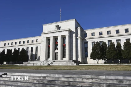 Trụ sở Cục Dự trữ Liên bang Mỹ (Fed) ở Washington, DC. (Ảnh: Kyodo/TTVN)