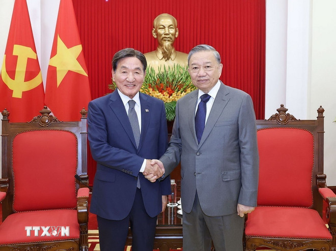 Tổng Bí thư và Phu nhân thăm Hàn Quốc: Đưa quan hệ Việt-Hàn lên tầm cao mới ttxvn-0808-viet-nam-han-quoc-13.jpg