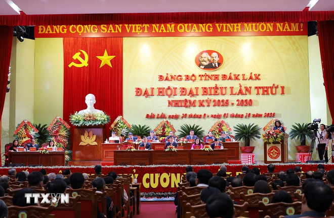ទិដ្ឋភាពនៃការបិទសម័យប្រជុំសភា។ (រូបថត៖ Tuan Anh/VNA) ttxvn-0110-dak-lak-3.jpg