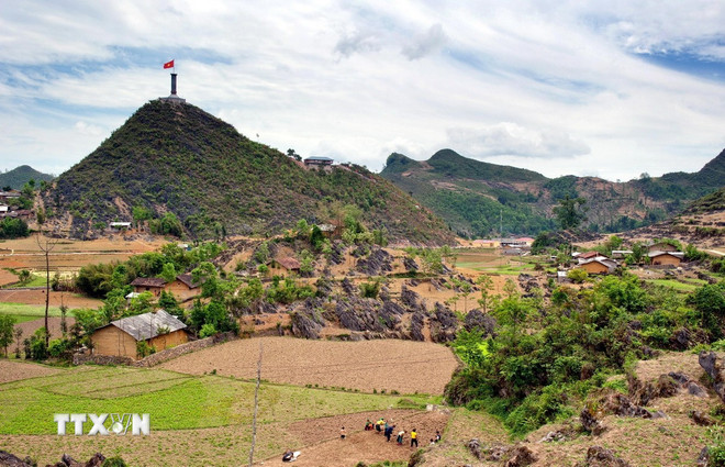 Dong Van-stenplatån. (Foto: VNA) ttxvn-1410-cao-nguyen-da-dong-van-6.jpg