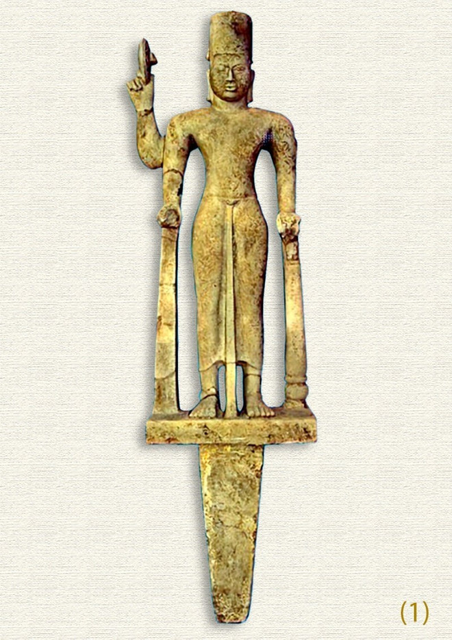 Vishnu-staty 1. (Källa: Nationalhistoriska museet) 2210-dong-thap-than-vishu-1-bao-vat-quoc-gia.jpg