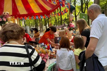 Gian hàng Việt Nam tại một hội chợ ở Hà Lan. (Ảnh minh họa. Nguồn: TTXVN phát)