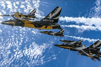 Đội bay biểu diễn Black Eagles. (Ảnh: Air Force)