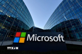 Trụ sở Tập đoàn Microsoft tại Issy-Les-Moulineaux, Pháp. (Ảnh: AFP/TTXVN)