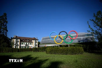 Trụ sở Ủy ban Olympic Quốc tế (IOC) tại Lausanne, Thụy Sĩ. (Ảnh: AFP/TTXVN)