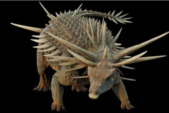 Hình ảnh phục dựng loài khủng long Spicomellus afer. (Ảnh: Bảo tàng Lịch sử Tự nhiên)