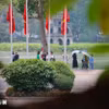 Không khí của Hà Nội ở mức trung bình. (Nguồn: TTXVN)