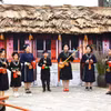 Tái hiện làn điệu hát Khắp cọi - một loại hình dân ca của dân tộc Tày. (Ảnh: Tuấn Anh/TTXVN)