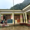Học sinh ở Điểm trường Trà Tá, Trường Tiểu học cơ sở xã Thạch Lâm, tỉnh Cao Bằng. (Ảnh: Chu Hiệu/TTXVN)