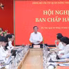 Thường trực Ban Bí thư Trần Cẩm Tú phát biểu chỉ đạo hội nghị. (Ảnh: Phương Hoa/TTXVN)