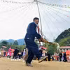 Ngày hội Văn hóa dân tộc Mông và Festival khèn Mông ở Mèo Vạc năm 2023. (Ảnh: Nam Thái/TTXVN)