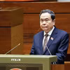 Chủ tịch Quốc hội Trần Thanh Mẫn phát biểu khai mạc Kỳ họp thứ hai, Quốc hội khóa XVI. (Ảnh: Doãn Tấn/TTXVN)