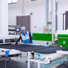 Dây chuyền sản xuất hiện đại ứng dụng khoa học, công nghệ và đổi mới sáng tạo nhằm nâng cao chất lượng sản phẩm tại Khu công nghiệp TMTC thuộc Khu kinh tế cửa khẩu Mộc Bài, xã Bến Cầu, tỉnh Tây Ninh. (Ảnh: Minh Phú/TTXVN)