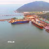 Cảng Vũng Áng có thể tiếp nhận tàu có trọng tải 50.000-300.000 DWT. (Ảnh: Hữu Quyết/TTXVN)