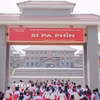 Trường Phổ thông nội trú liên cấp Tiểu học và Trung học cơ sở Si Pa Phìn, tỉnh Điện Biên. (Ảnh: TTXVN phát)