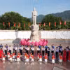 Không gian Tượng đài Chủ tịch Hồ Chí Minh gắn với dấu ấn lịch sử Bác Hồ đến vịnh Cam Ranh ngày 18/10/1946. (Ảnh: Đặng Tuấn/TTXVN)