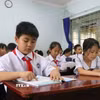 Học sinh tại một lớp học. (Ảnh: Nguyên Dung/TTXVN)
