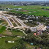 Khu tái định cư dự án đường sắt tốc độ cao ở Tổ dân phố Liên Vinh, phường Hà Huy Tập, tỉnh Hà Tĩnh hiện đã cơ bản hoàn thiện. (Ảnh: Hữu Quyết/TTXVN)