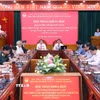 Hội thảo khoa học “Đại tướng Võ Nguyên Giáp - Nhà chiến lược quân sự kiệt xuất của thế kỷ XX." (Ảnh: Văn Điệp/TTXVN)