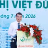 Thủ tướng Lê Minh Hưng phát biểu chỉ đạo tại Lễ khai trương hoạt động Bệnh viện Hữu nghị Việt Đức tại phường Liêm Tuyền, tỉnh Ninh Bình. (Ảnh: Dương Giang/TTXVN)