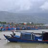 Tàu thuyền neo đậu tại âu thuyền Thọ Quang (phường Sơn Trà, thành phố Đà Nẵng) (Ảnh: Khoa Chương/TTXVN)