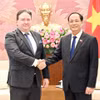 Phó Chủ tịch Quốc hội Trần Quang Phương tiếp Đại sứ Hoa Kỳ Marc E. Knapper. (Nguồn: Bộ Ngoại giao)