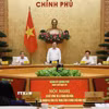 Ủy viên Bộ Chính trị, Phó Bí thư Thường trực Đảng ủy Chính phủ, Phó Thủ tướng Thường trực Phạm Gia Túc, Trưởng Ban Chỉ đạo 35 Đảng ủy Chính phủ chủ trì hội nghị. (Ảnh: Lâm Khánh/TTXVN)