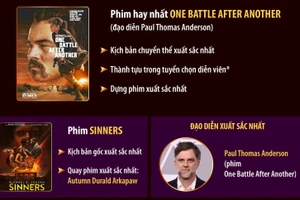 Giải Oscar 2026: “One Battle After Another” giành tượng vàng “Phim hay nhất”