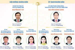 Các chức danh lãnh đạo chủ chốt của tỉnh Quảng Ngãi nhiệm kỳ 2026-2031