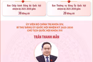 Đảng ủy Quốc hội nhiệm kỳ 2025-2030