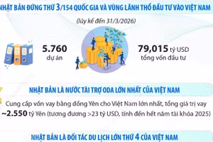 Nhật Bản là đối tác kinh tế quan trọng hàng đầu của Việt Nam