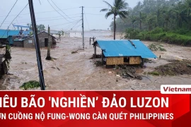 Siêu bão Fung-wong tàn phá Luzon, hơn 1 triệu người Philippines sơ tán