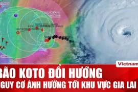 Bão Koto đổi hướng, dự kiến thời gian hướng vào khu vực Gia Lai
