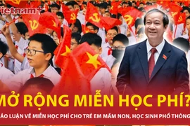 Quốc hội thảo luận về mở rộng miễn học phí đối với trẻ mầm non, học sinh phổ thông