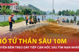 Tăng cường cứu hộ người nghi rơi xuống "hố tử thần" ở Bắc Kạn