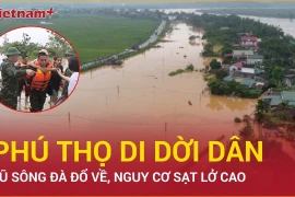 Bão số 3: Phú Thọ di dời 340 hộ dân đến nơi an toàn
