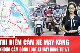 Hà Nội không cấm đồng loạt xe máy xăng trong Vành đai 1 từ ngày 1/7
