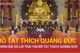 Việt Nam Quốc Tự sẽ mở cửa đón Phật tử chiêm bái xá lợi Bồ tát Thích Quảng Đức