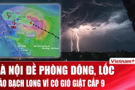 Bão Matmo vào Trung Quốc, Hà Nội cần đề phòng dông, lốc và gió giật mạnh
