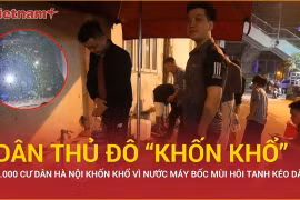 Hàng nghìn cư dân Hà Nội khốn khổ vì nước máy bốc mùi hôi tanh kéo dài