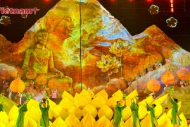 Yên Tử rực sáng trong đêm nghệ thuật “Non thiêng - Khí phách ngàn năm”